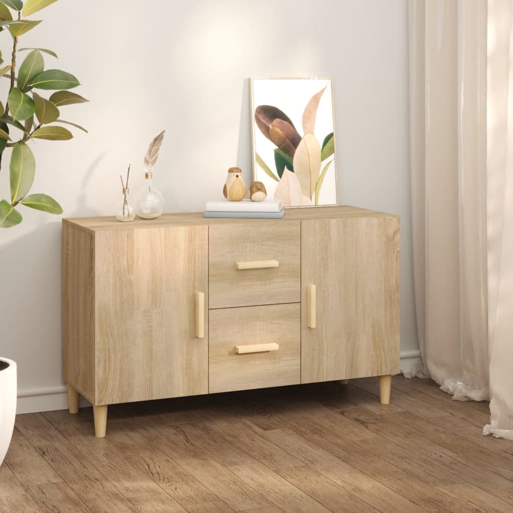 vidaXL Komoda, dub sonoma 100x36x60 cm, kompozitné drevo