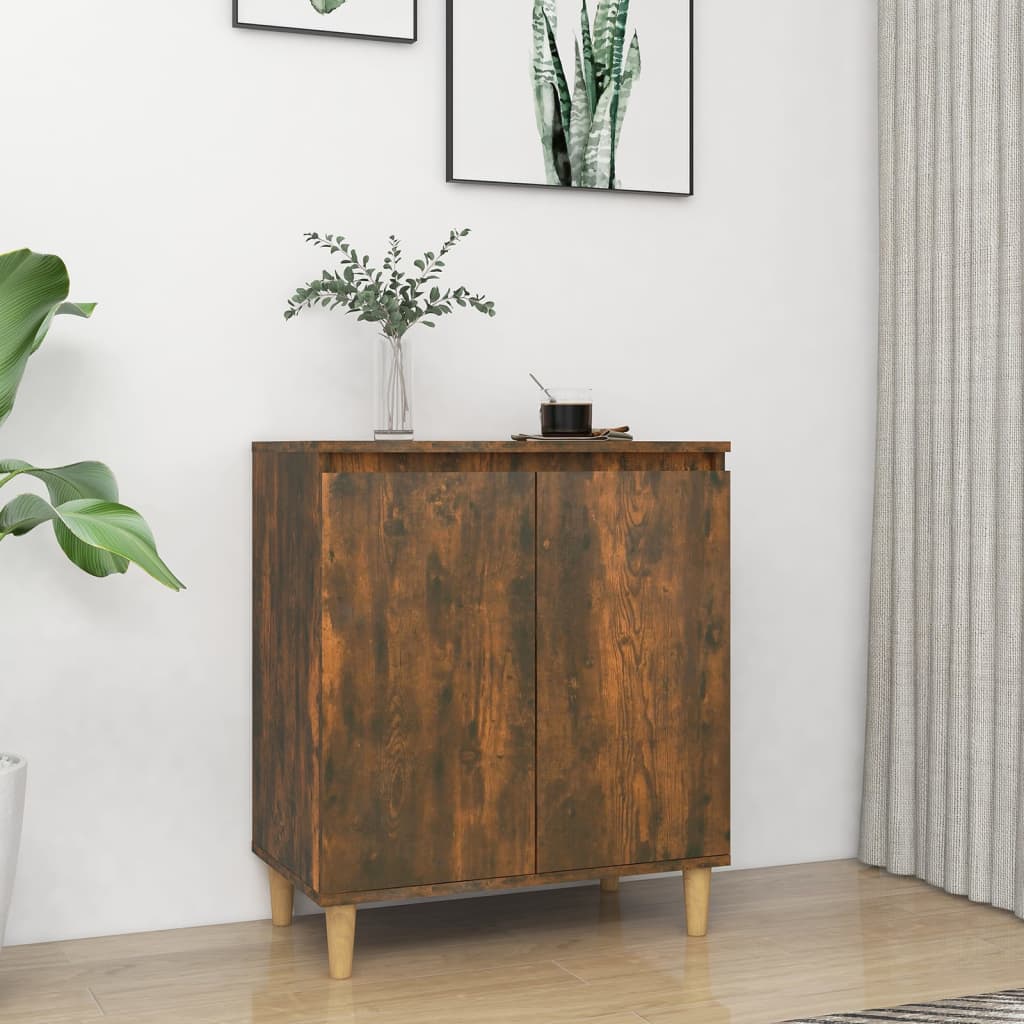 vidaXL Komoda tmavý dub 60x35x70 cm spracované drevo