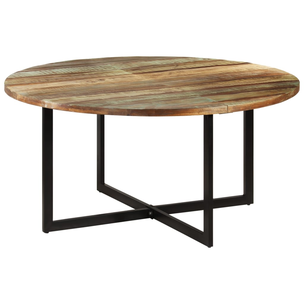 vidaXL Jedálenský stôl 150x75 cm recyklované masívne drevo