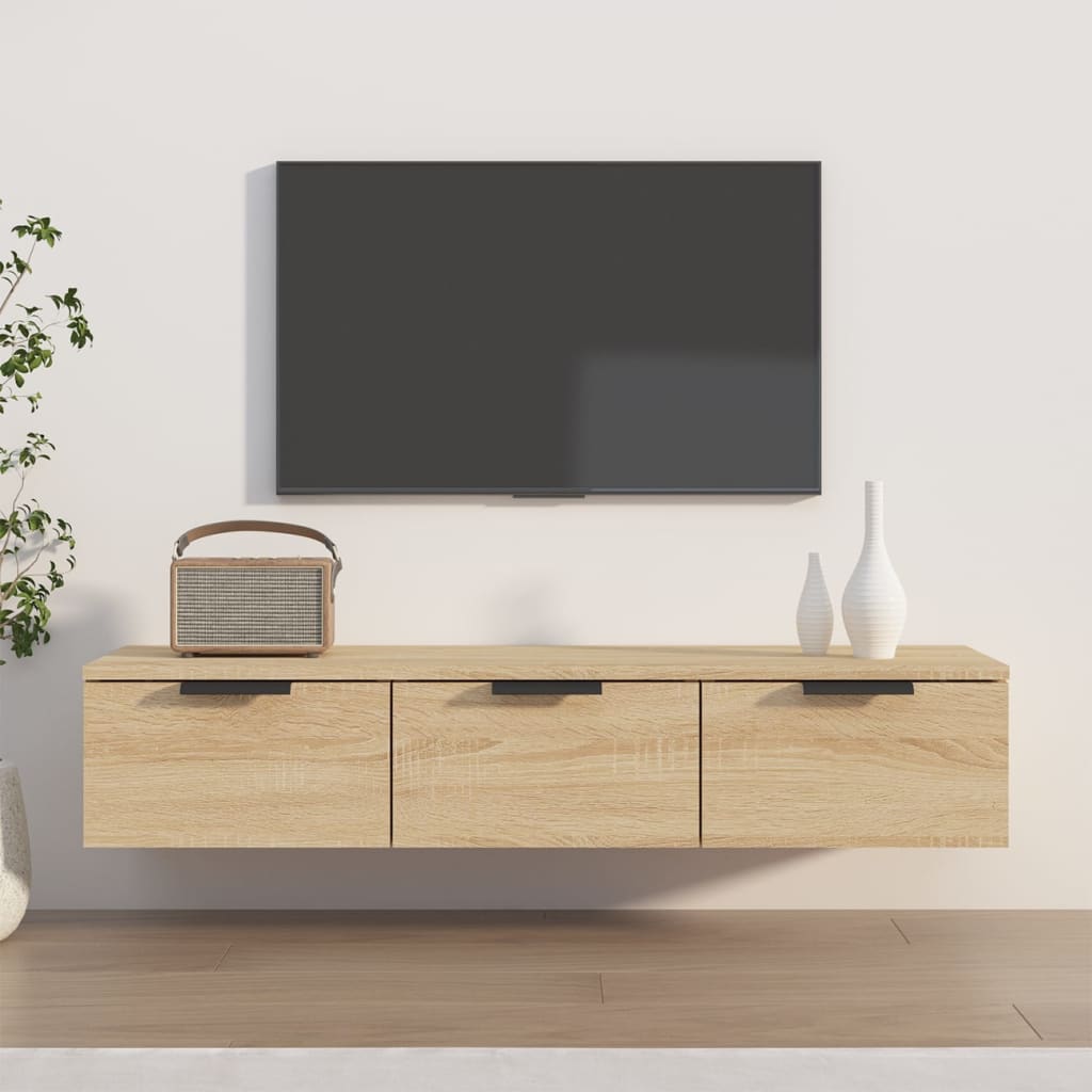 vidaXL Nástenná skrinka farba dubu sonoma 102x30x20cm spracované drevo