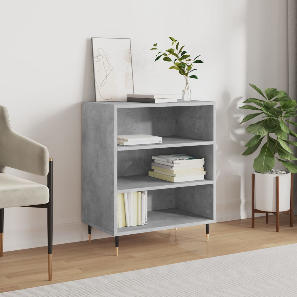 vidaXL Komoda betónovo sivá 57x35x70 cm kompozitné drevo