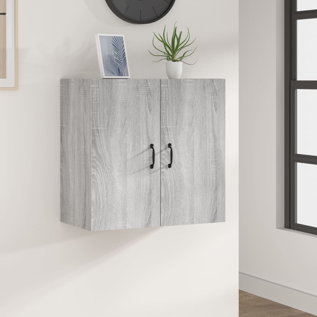 vidaXL Nástenná skrinka, sivá sonoma 60x31x60 cm, kompozitné drevo