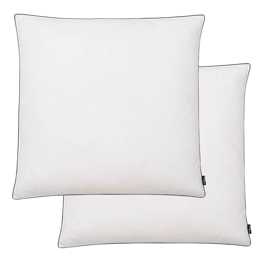 vidaXL Vankúše, 2 ks, náplň z páperia/peria, ťažké, 80 x 80 cm, biele