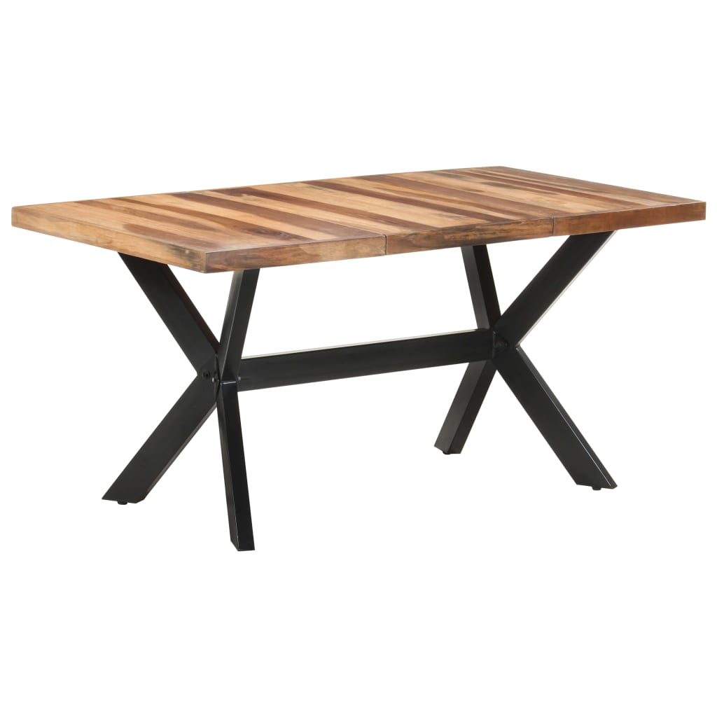 vidaXL Jedálenský stôl 160x80x75 cm, drevený masív s medovým náterom