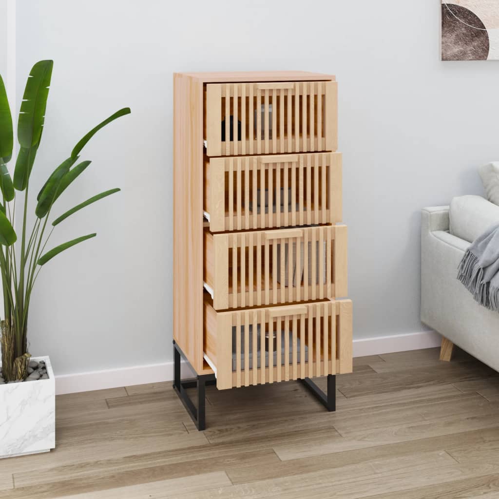 vidaXL Vysoká skrinka 40x30x95 cm spracované drevo