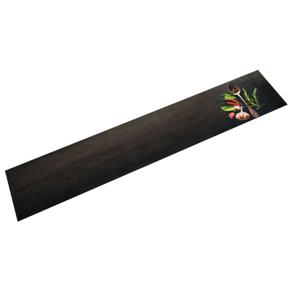 vidaXL Kuchynský koberec umývateľný koreniny 60x300 cm zamat