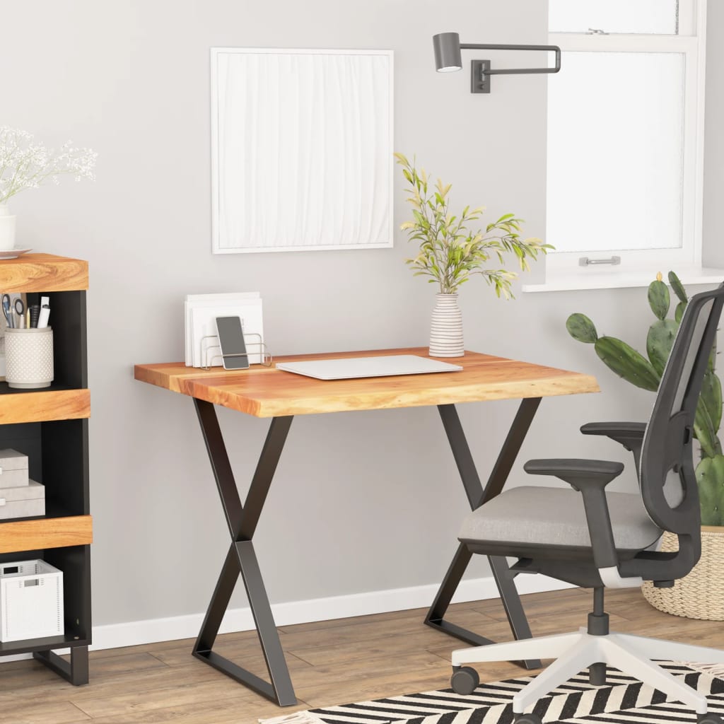 vidaXL Stolová doska 80x80x2,5 cm štvorcová masívna akácia živá hrana