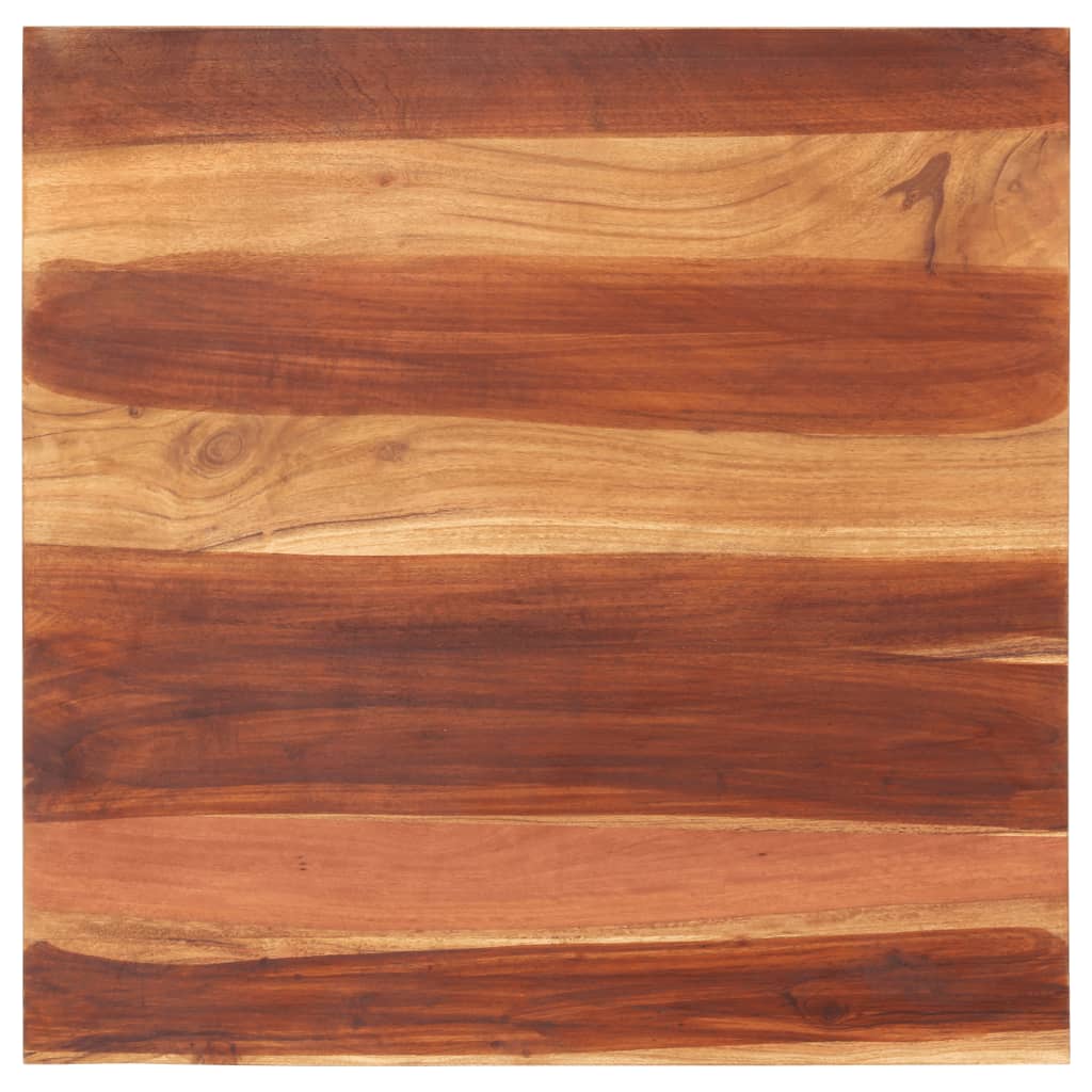 vidaXL Stolová doska, akáciový masív 25-27 mm, 70x70 cm