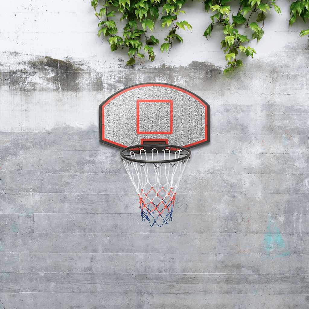 vidaXL Basketbalová doska čierna 71x45x2 cm polyetén