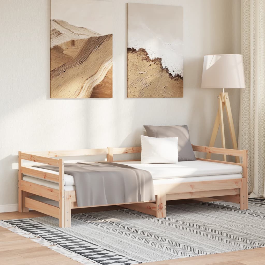 vidaXL Rozkladacia denná posteľ bez matraca, 80x200 cm