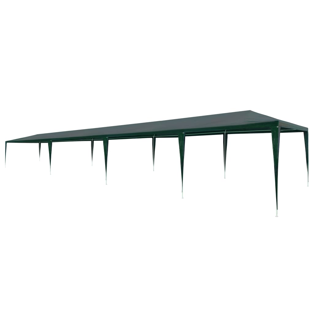 vidaXL Párty stan 3x12 m, PE, zelený