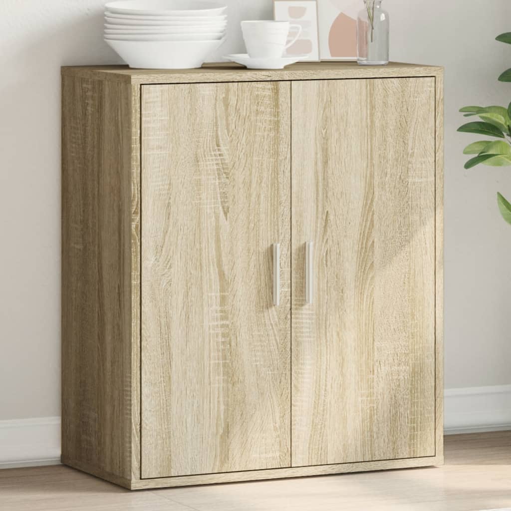 vidaXL Komoda, dub sonoma 79x38x80 cm, kompozitné drevo