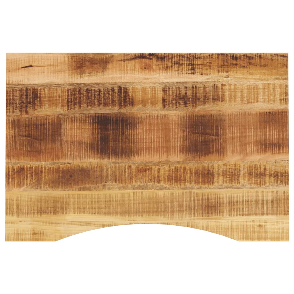 vidaXL Stolová doska so zakrivením 100x60x2,5 cm surový mangový masív