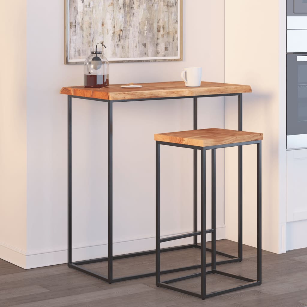 vidaXL Stolová doska 80x60x2,5 cm, obdĺžnik, akáciový masív živá hrana