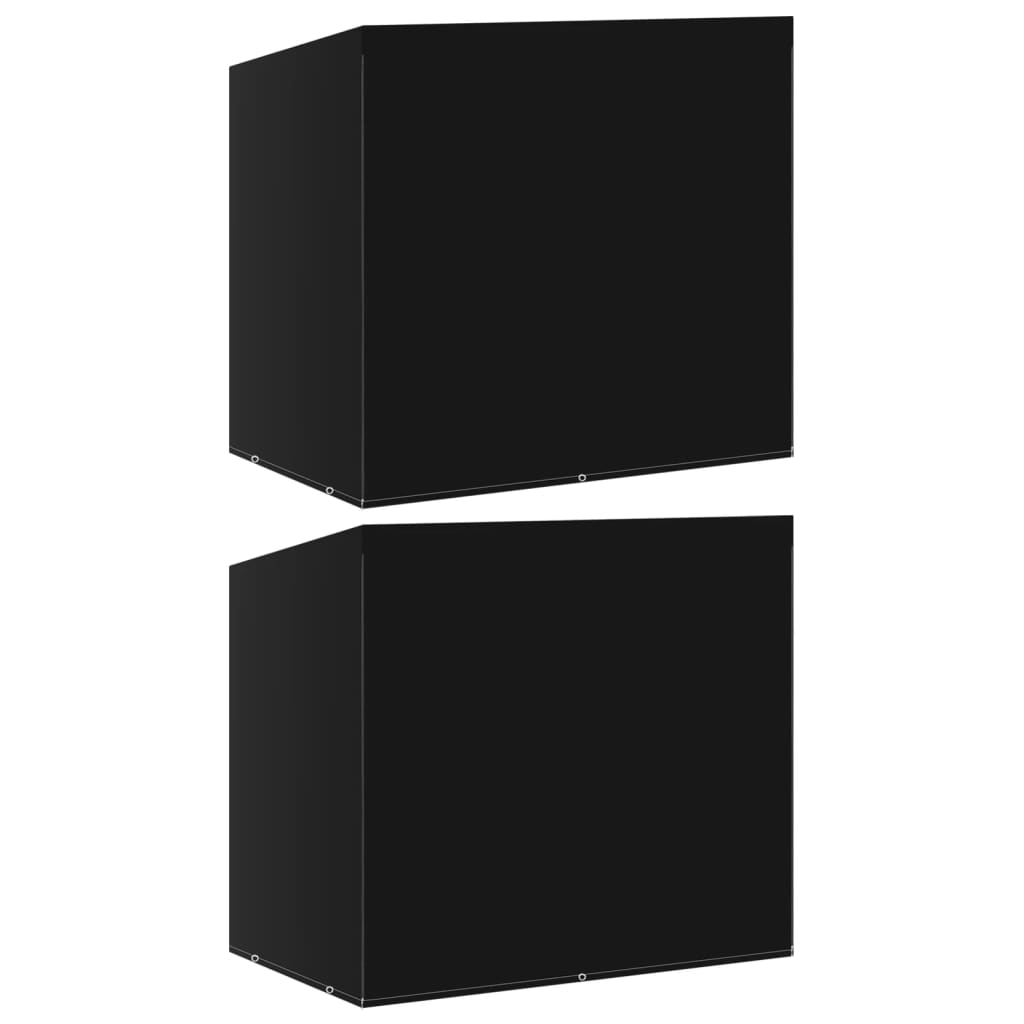 vidaXL Plachty na záhradnú hojdačku 2ks 6 očiek 185x117x170 cm