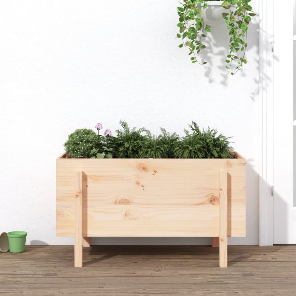 vidaXL Záhradný vyvýšený záhon 101x50x57 cm masívna borovica