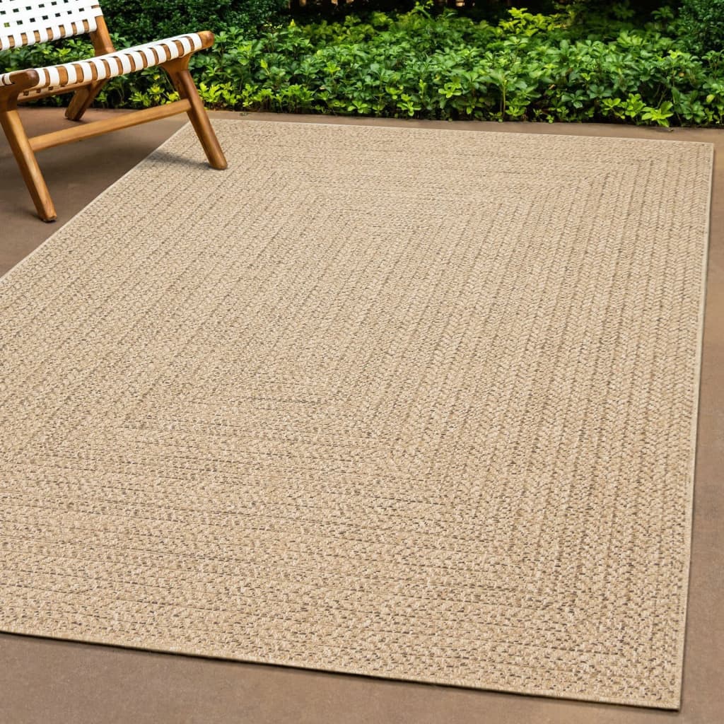 vidaXL Koberec ZIZUR 240x340 cm jutový vzhľad interiér a exteriér
