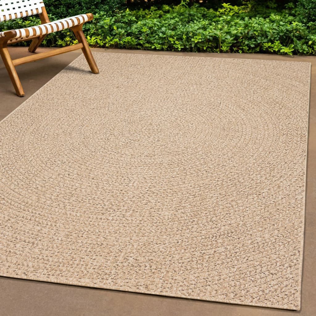 vidaXL Koberec ZIZUR 240x340 cm jutový vzhľad interiér a exteriér