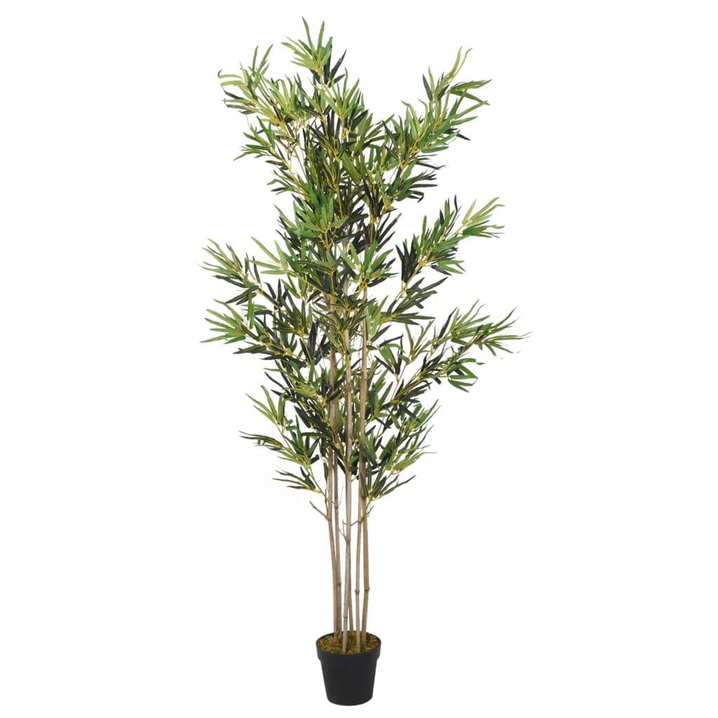 vidaXL Umelý bambusový strom 1380 listov 200 cm zelený