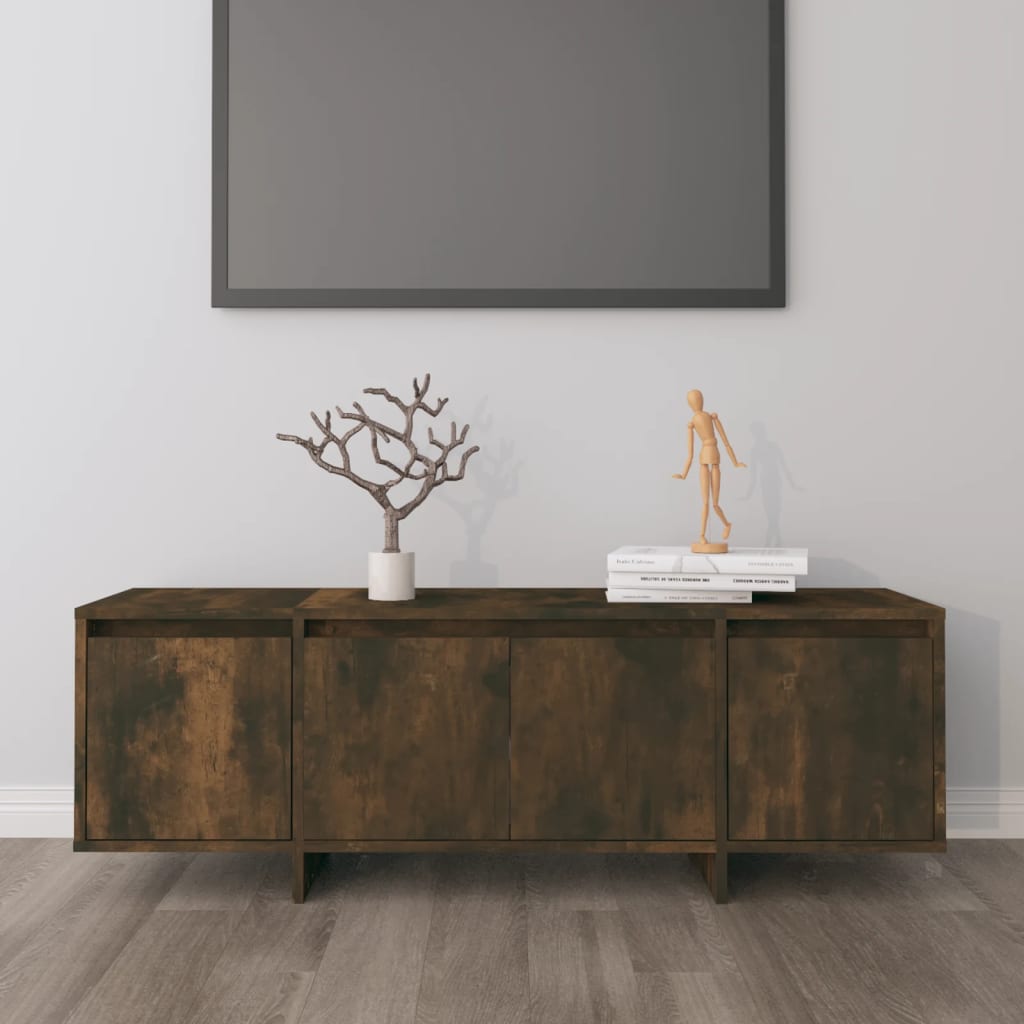 vidaXL TV skrinka, tmavý dub 120x30x40,5 cm, kompozitné drevo