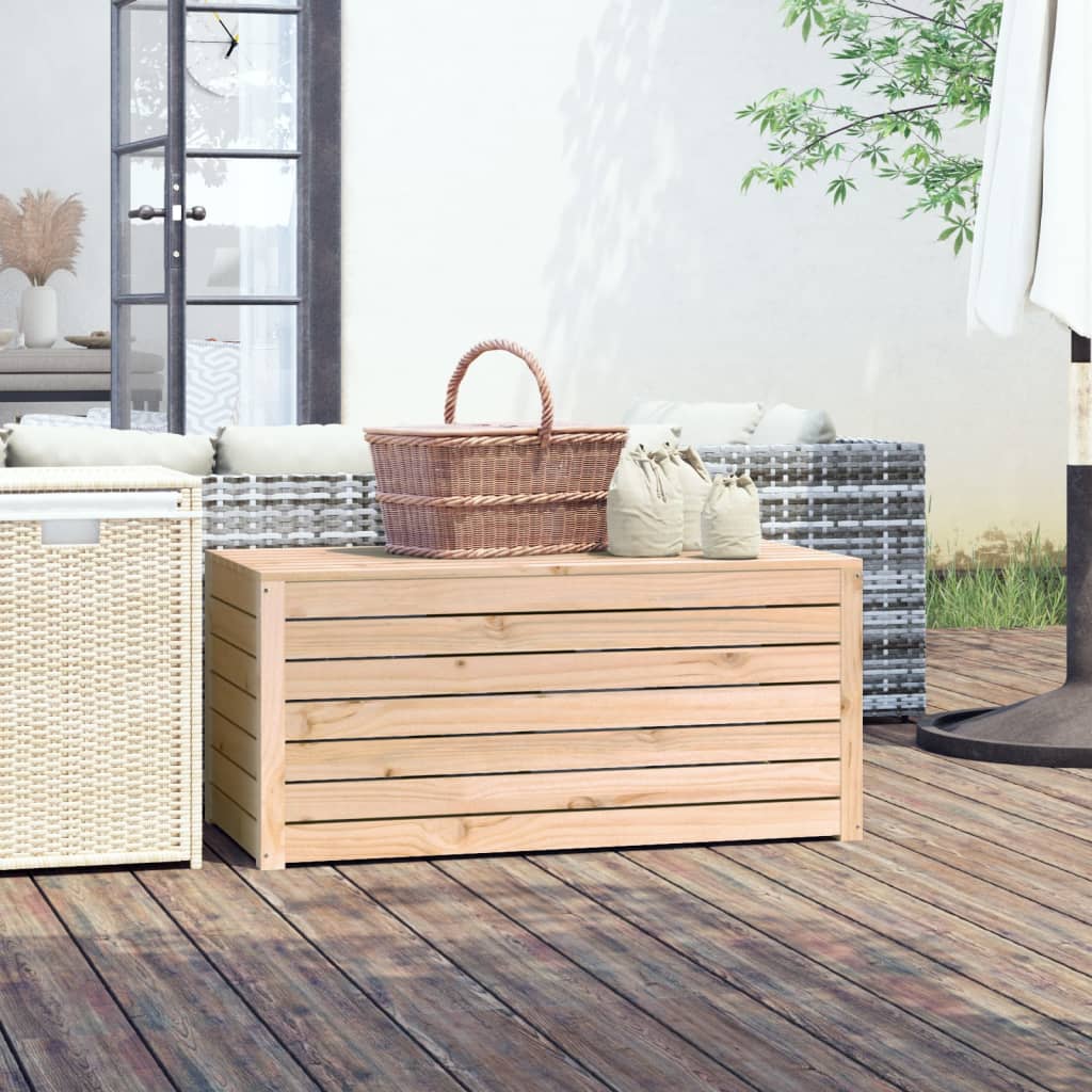 vidaXL Záhradný box 101x50,5x46,5 cm masívna borovica