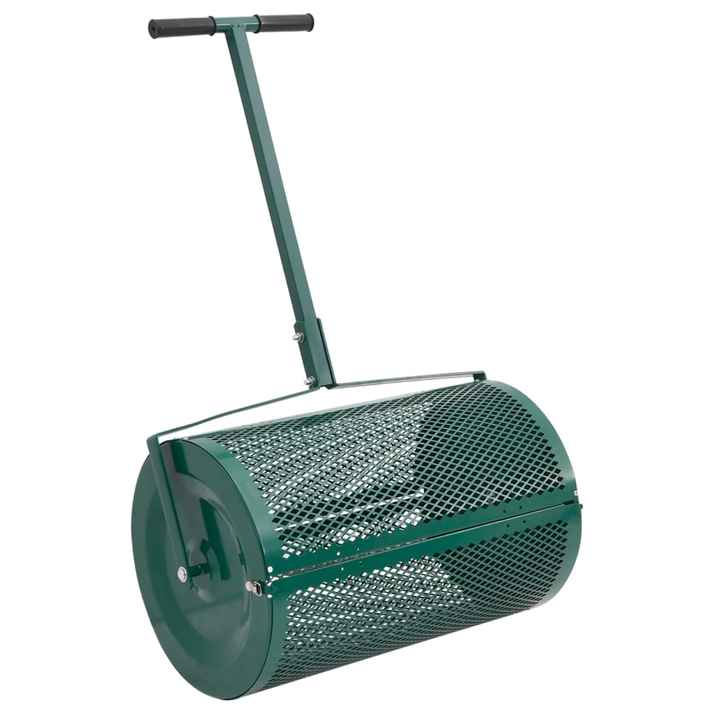 E-shop vidaXL Rozmetač kompostu zelený Ø40x60 cm oceľ