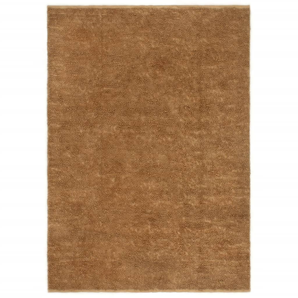 vidaXL Ručne vyrobený koberec všívaný 120x130 cm juta a bavlna