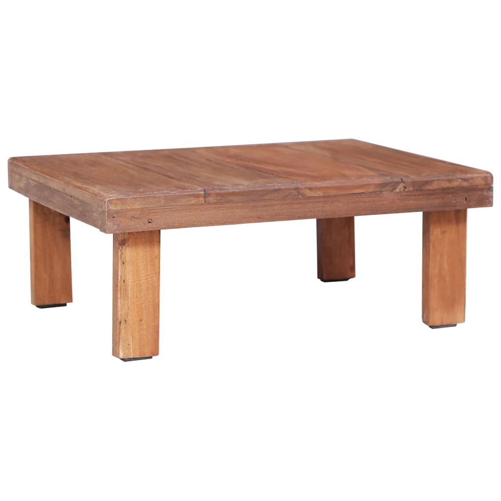 vidaXL Konferenčný stolík 60x45x23 cm, mahagónový masív