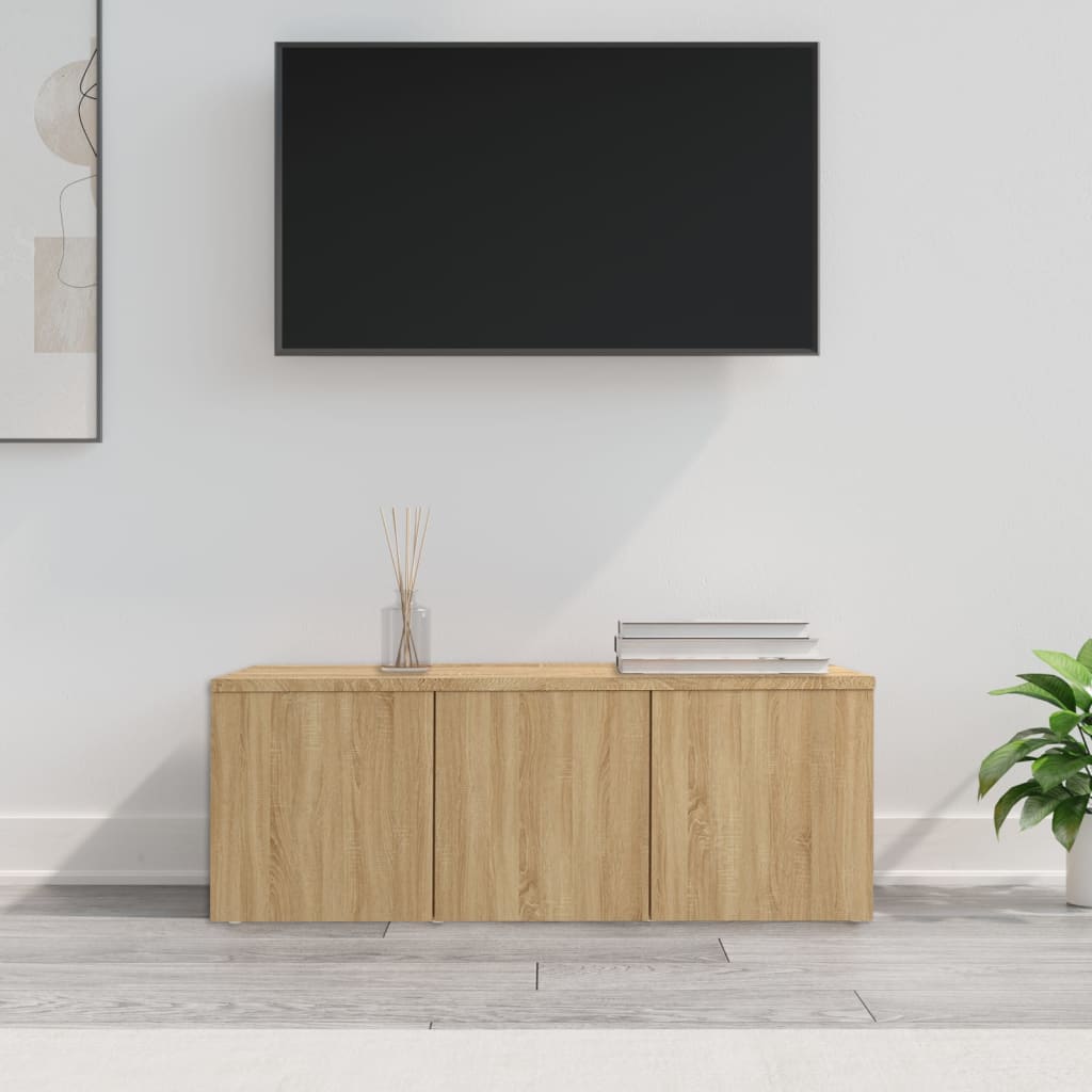 vidaXL TV skrinka, dub sonoma 80x34x30 cm, kompozitné drevo