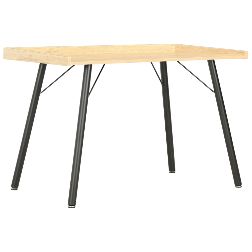 vidaXL Stôl dubová farba 90x50x79 cm