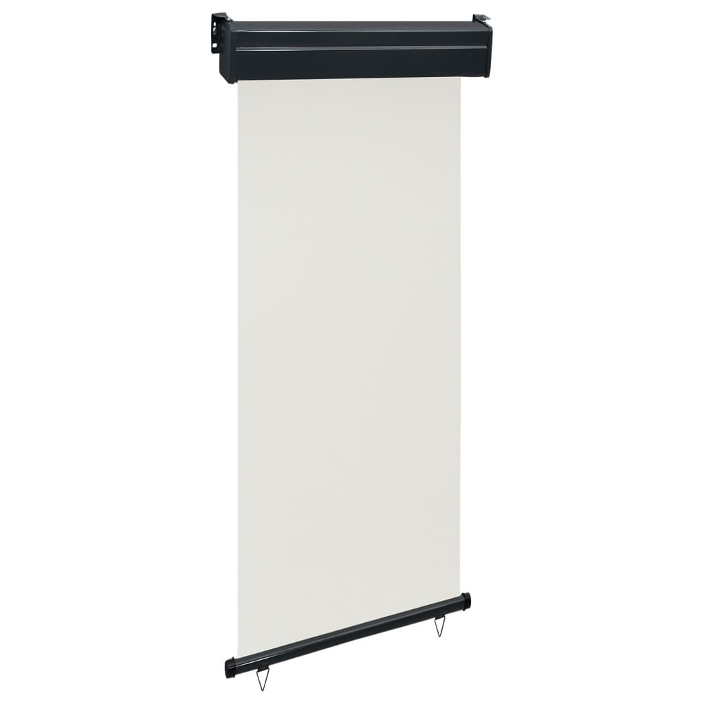 vidaXL Bočná markíza na balkón 80x250 cm, krémová