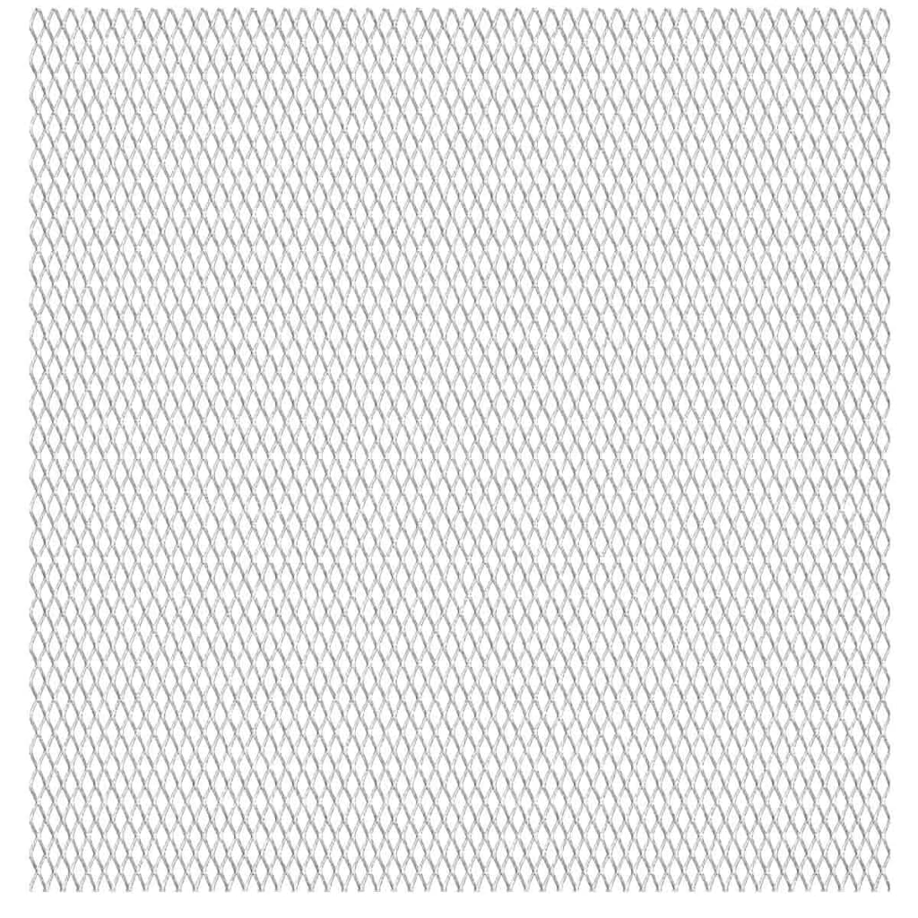 vidaXL Drôtený záhradný plot, nehrdzavejúca oceľ 100x85 cm 20x10x2 mm