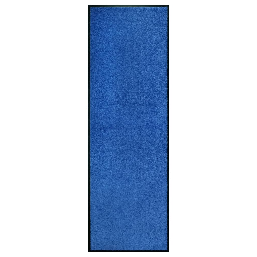 vidaXL Rohožka, prateľná, modrá 60x180 cm