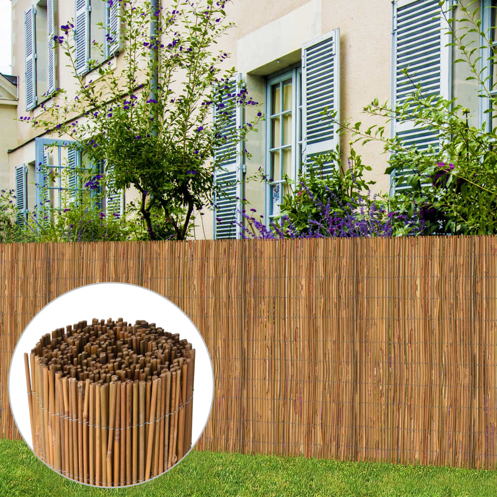 vidaXL Bambusový plot 500x100 cm