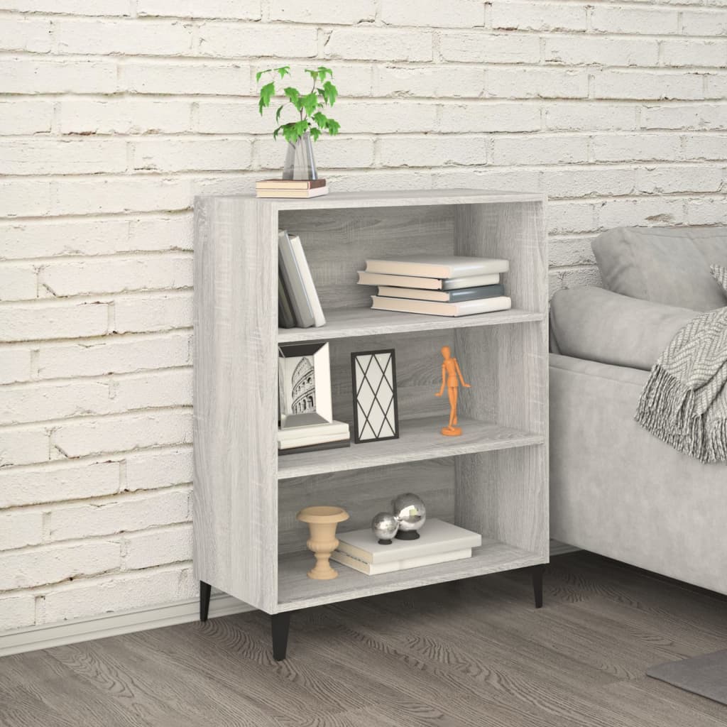 vidaXL Komoda sivý dub sonoma 69,5x32,5x90 cm spracované drevo