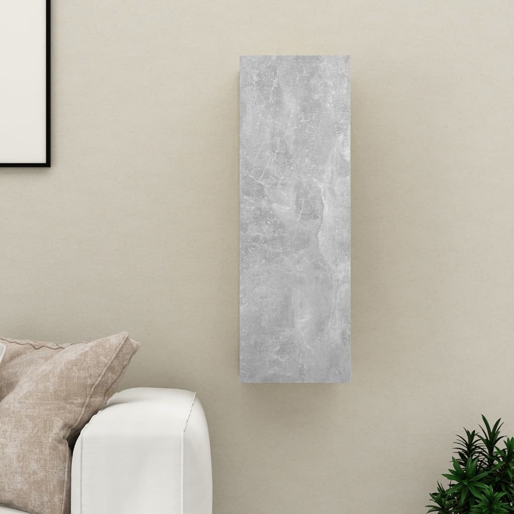 vidaXL TV skrinka, betónovo sivá 30,5x30x90 cm, kompozitné drevo