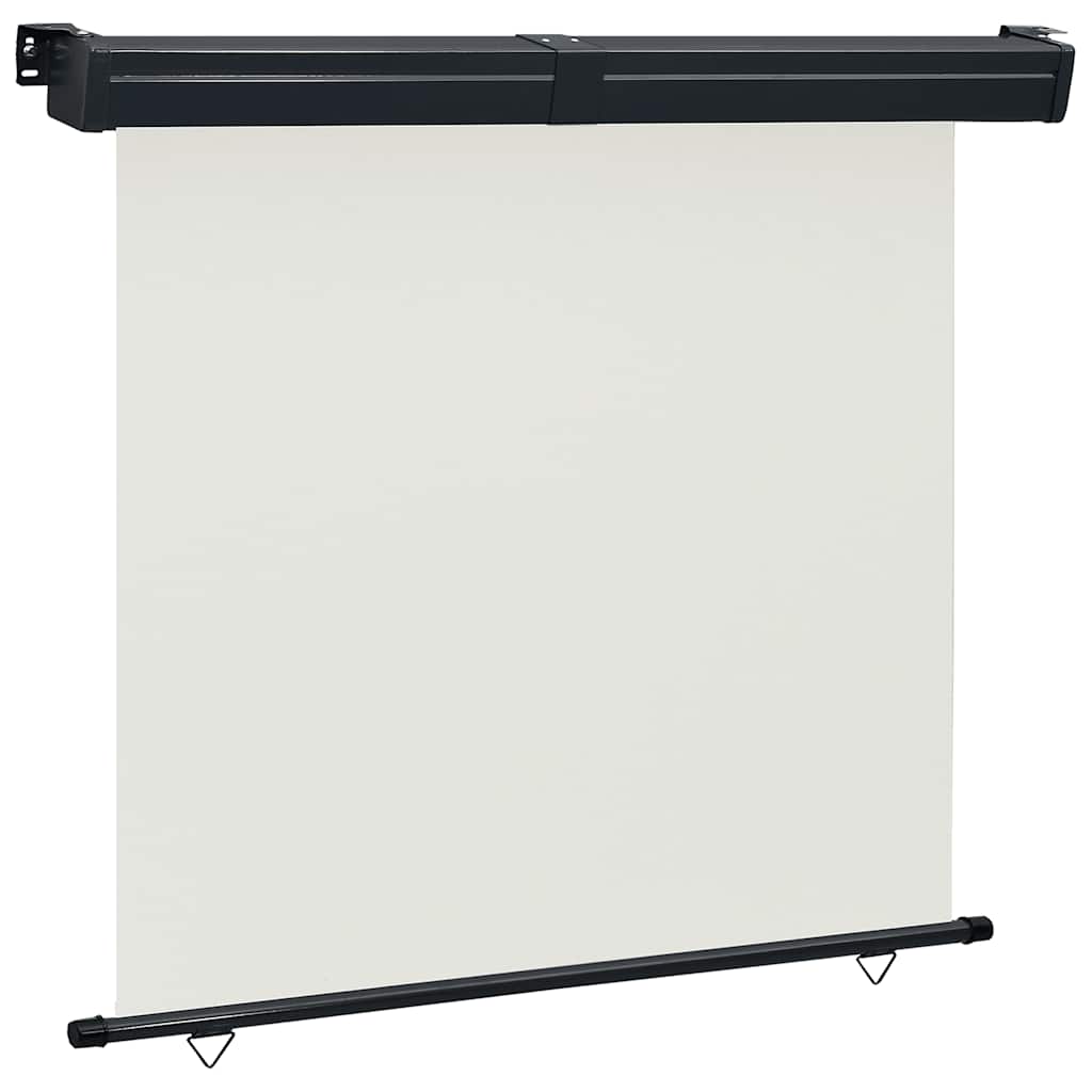 vidaXL Bočná markíza na balkón 160x250 cm, krémová