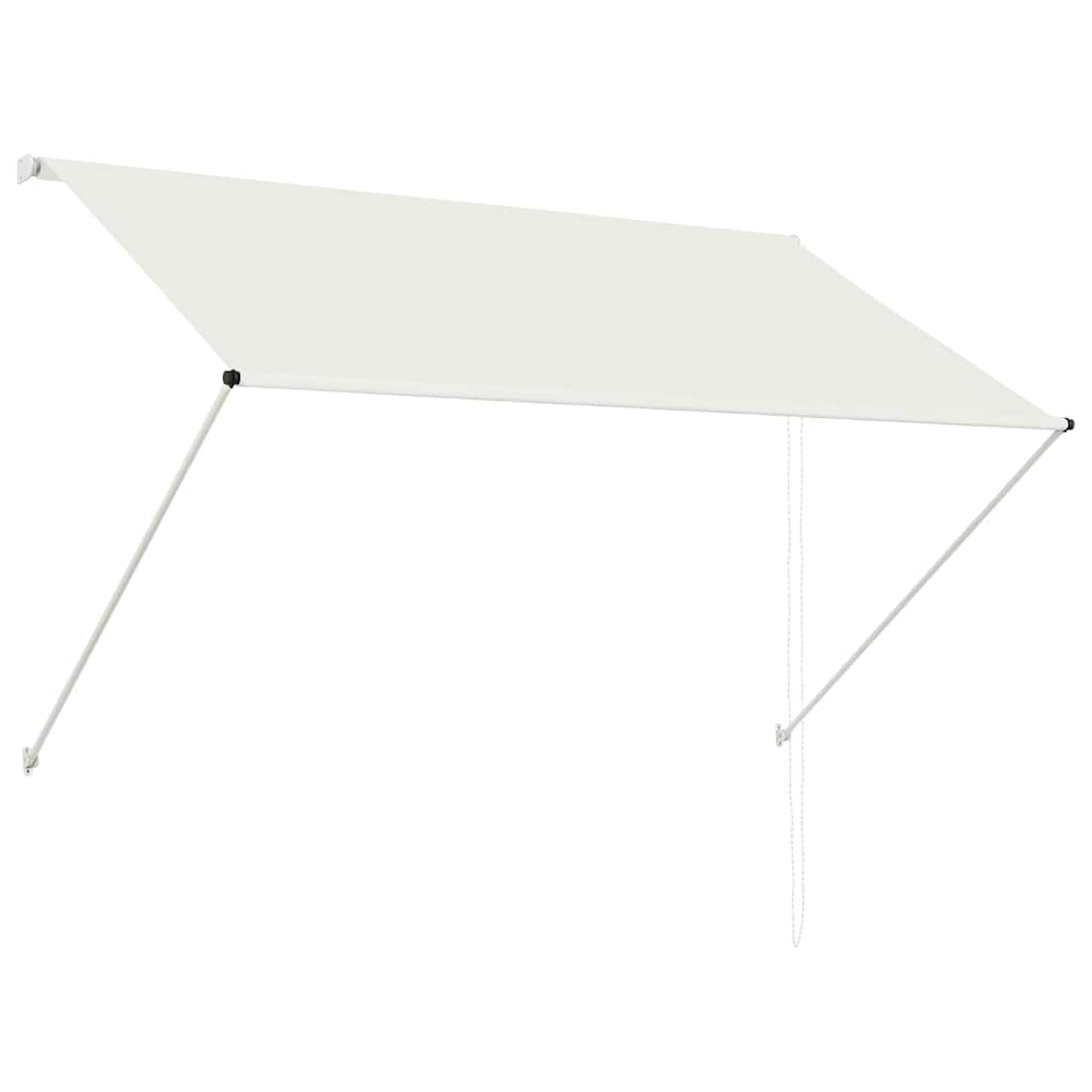 vidaXL Zaťahovacia markíza 200x150 cm krémová