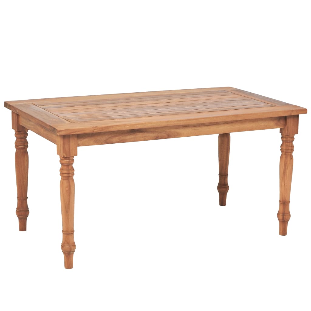vidaXL Konferenčný stolík Batavia, tíkové drevo 90x50x45 cm