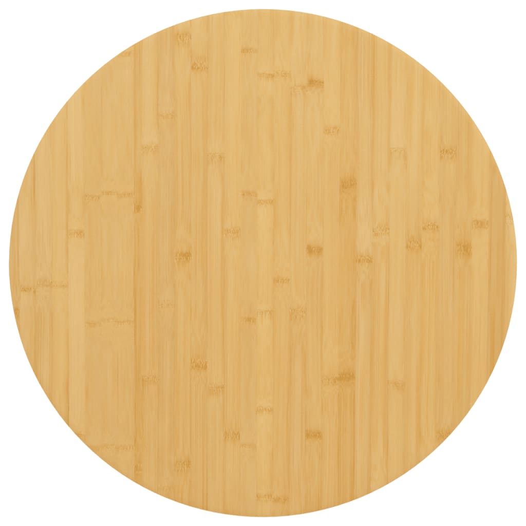 vidaXL Stolová doska Ø60x4 cm bambus