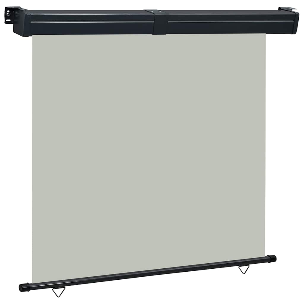 vidaXL Bočná markíza na balkón 170x250 cm sivá