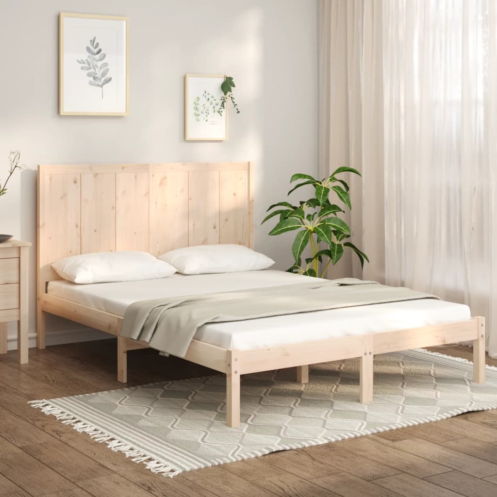 vidaXL Posteľ bez matraca 120x190 cm masívna borovica