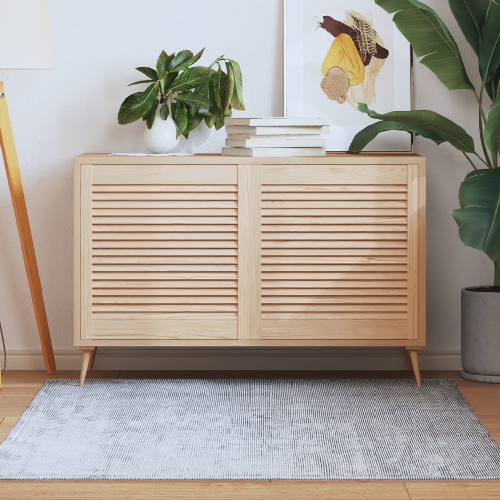 vidaXL Lamelové dvierka na skrinku 2 ks 61,5x59,4 cm, borovicový masív