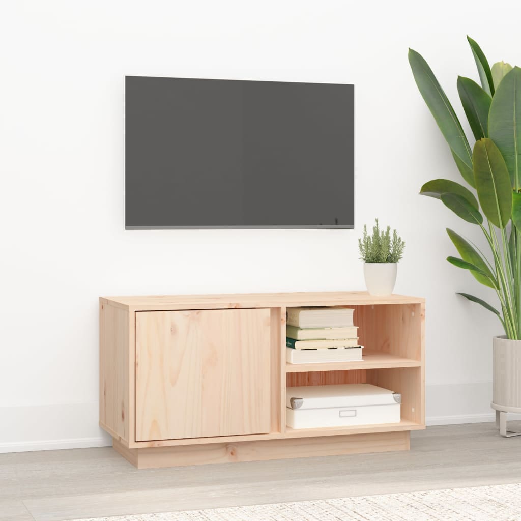 vidaXL TV skrinka 80x35x40,5 cm masívna borovica