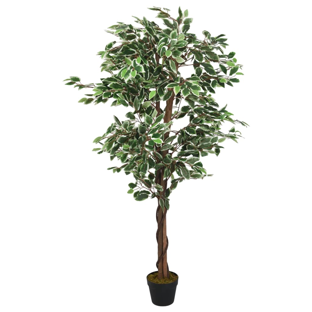 vidaXL Umelý fikusový strom 1008 listov 180 cm zelený