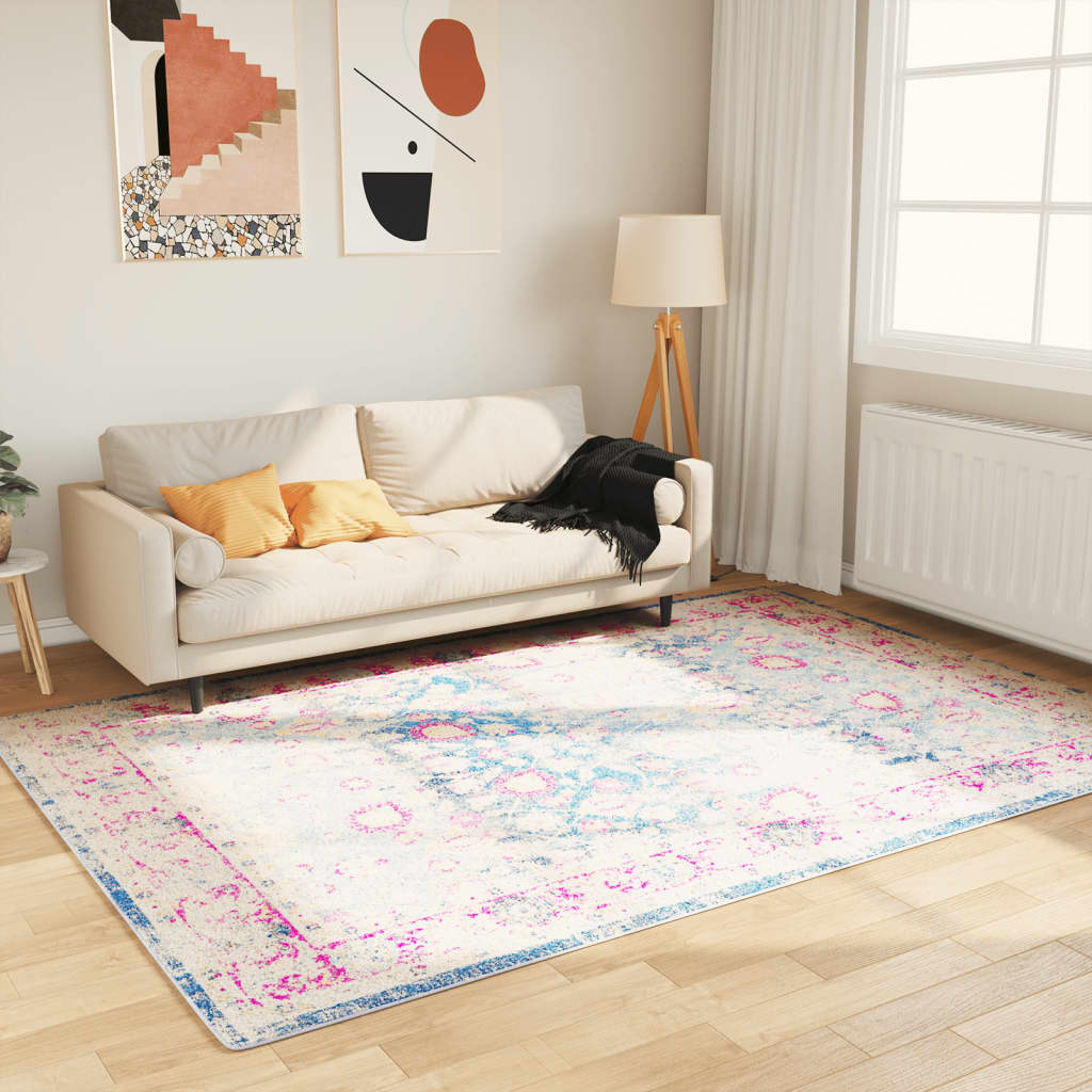 vidaXL Koberec prateľný viacfarebný 160x230 cm protišmykový