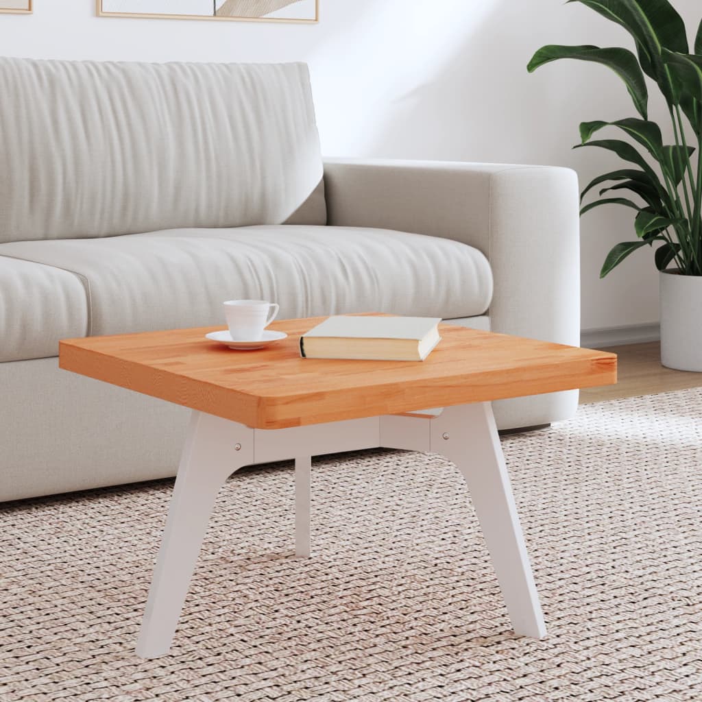 vidaXL Stolová doska 60x60x4 cm štvorcová bukový masív