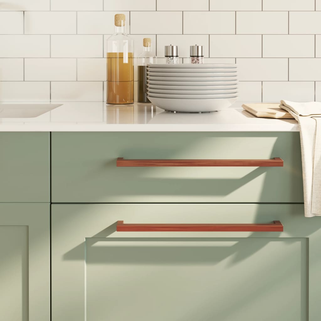 vidaXL Rukoväte na skrinku 20 ks bronzové 320 mm nehrdzavejúca oceľ