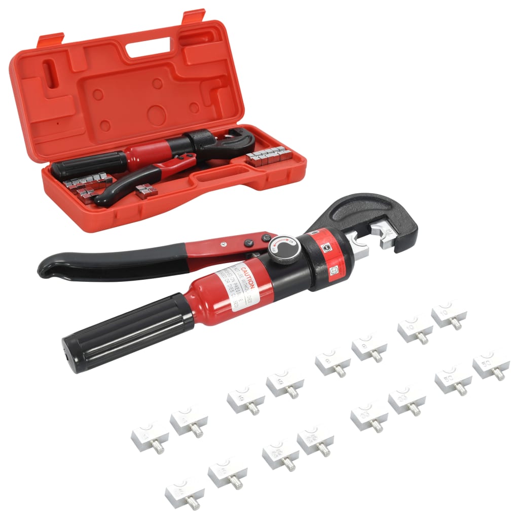 vidaXL Hydraulické krimpovacie kliešte 4-6-8-10-16-25-35-70 mm²