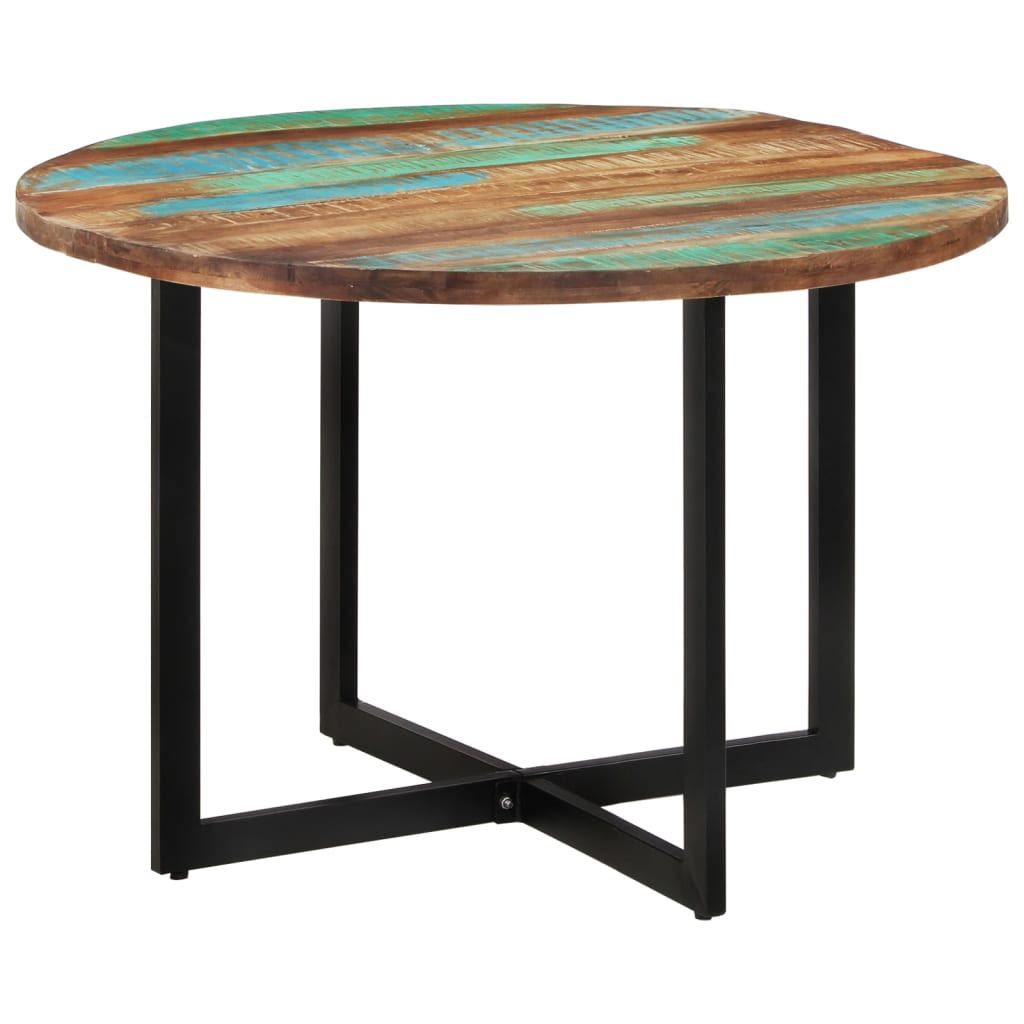 vidaXL Jedálenský stôl 110x75 cm recyklované masívne drevo